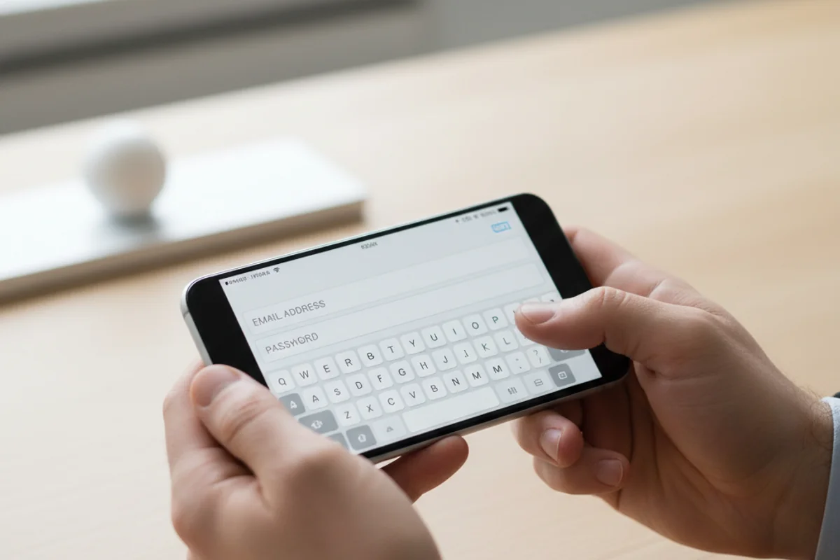 Configuration boîte e-mail sur téléphone a Eaux-Vives Geneve