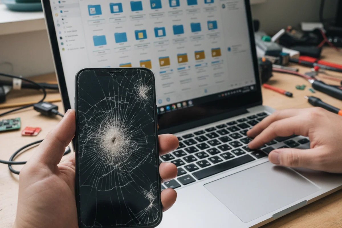 Récupération de données téléphone a Champel Geneve